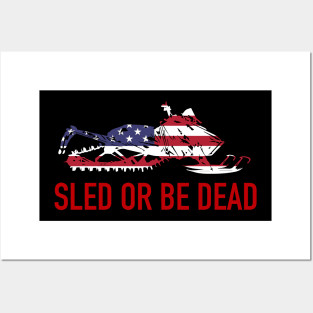 SLED OR BE DEAD Posters and Art